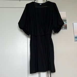 Black Wrap Dress